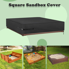 Kasla Sandbox Cover folds compactly for storage when not in use.
