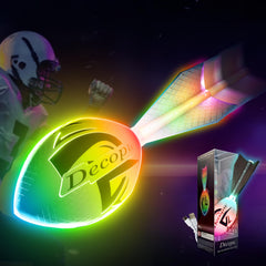 KASTUMBGA glow football with 7 RGB LEDs for vibrant night play