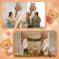 Kasyat assembled bear arch 270 cm creates a dramatic photo backdrop.