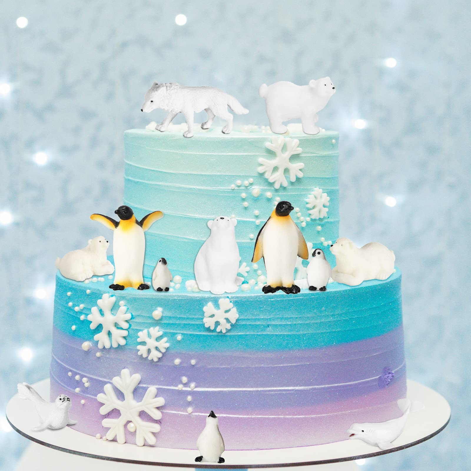Kasyat Arctic wolf figurine for nature-inspired centerpieces