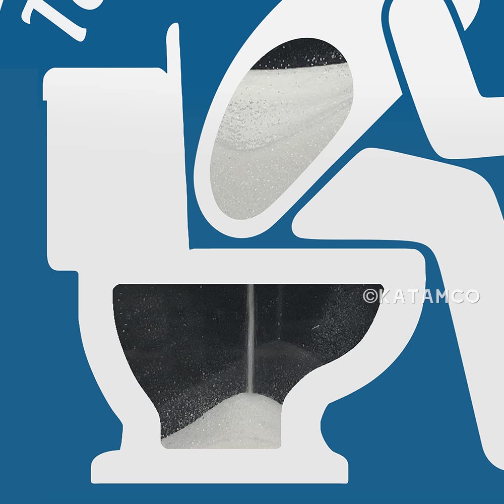 Katamco Toilet Timer Office gift packaging shown as a playful present.