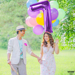 KatchOn birthday photo backdrop balloon enhances party visuals