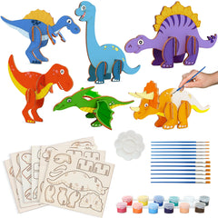 KatchOn dinosaur painting board – kids decorate and display colorful 3D dino creations.