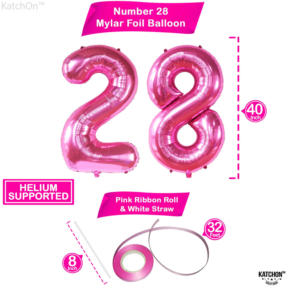 KatchOn durable Grade A materials ensure long-lasting display of the pink balloon.