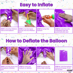 KatchOn durable reusable balloon made from Grade A materials for long display
