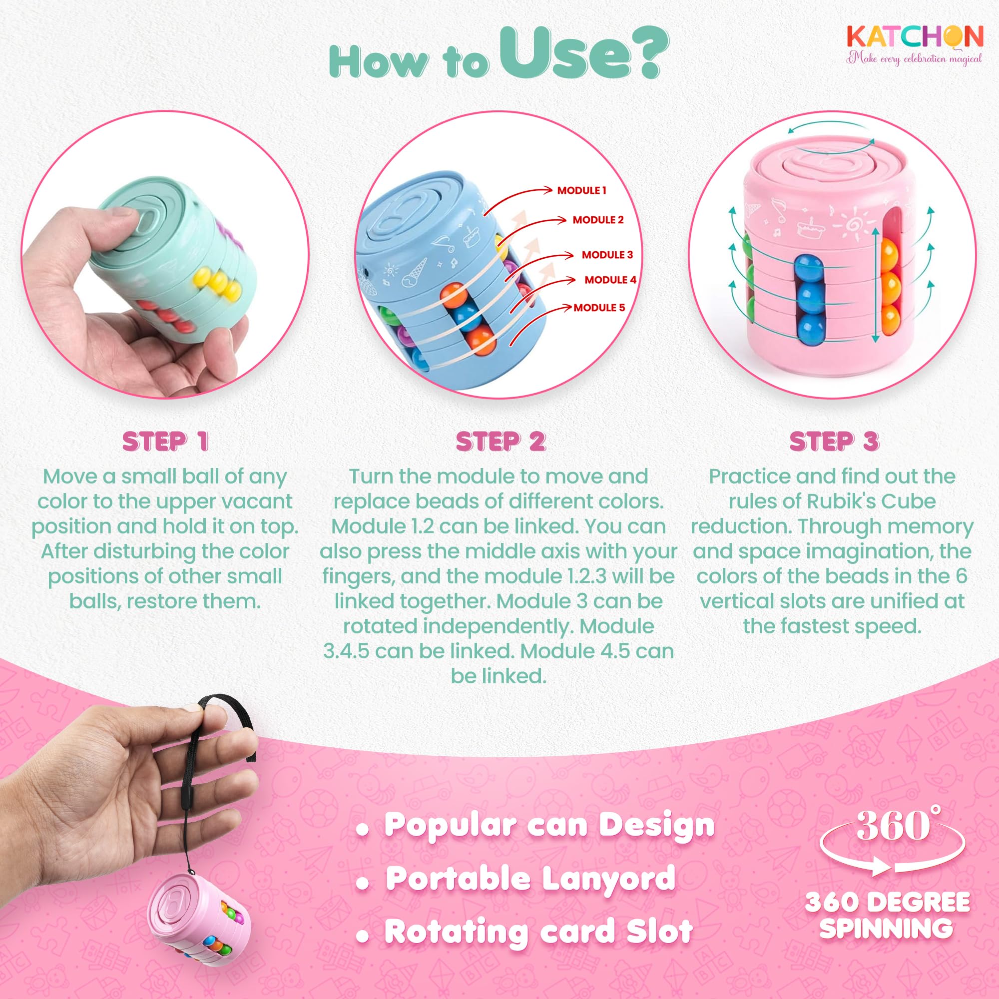 KatchOn kid-friendly fidget toys, ideal for classroom focus and quiet play.