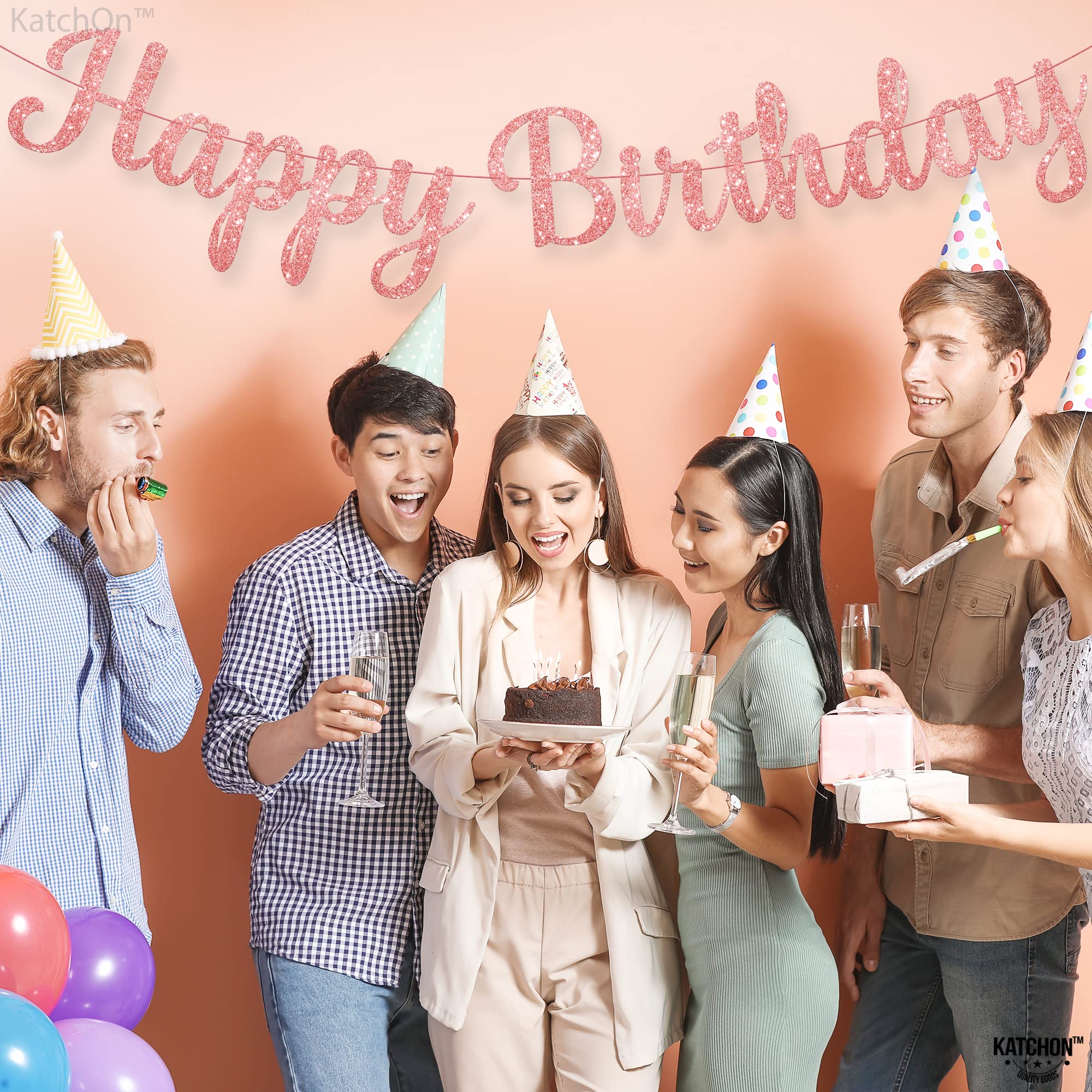 KatchOn reusable banner for stylish parties and photo backdrops.