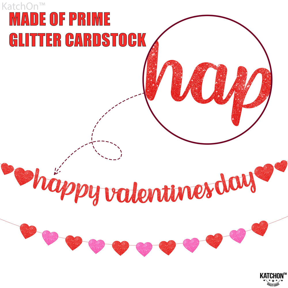 KatchOn pre-assembled Valentines garland saves DIY time for classroom parties