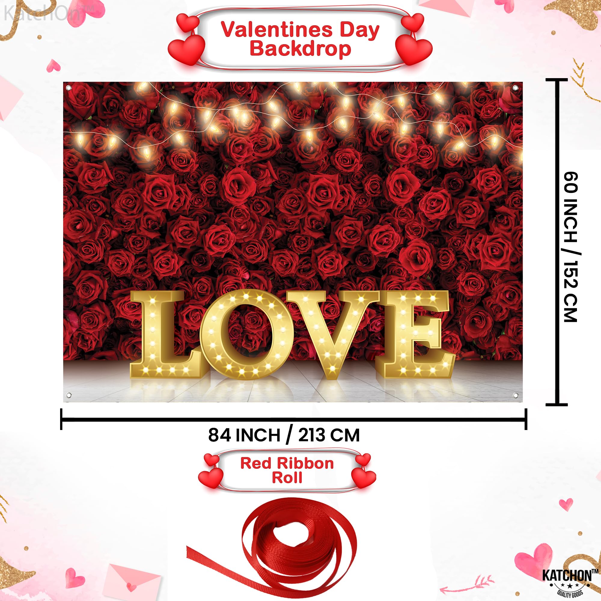 KatchOn red roses backdrop adds vibrant color for Valentine shoots