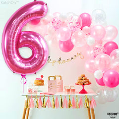 KatchOn reusable foil balloon 6, durable for long-lasting displays.
