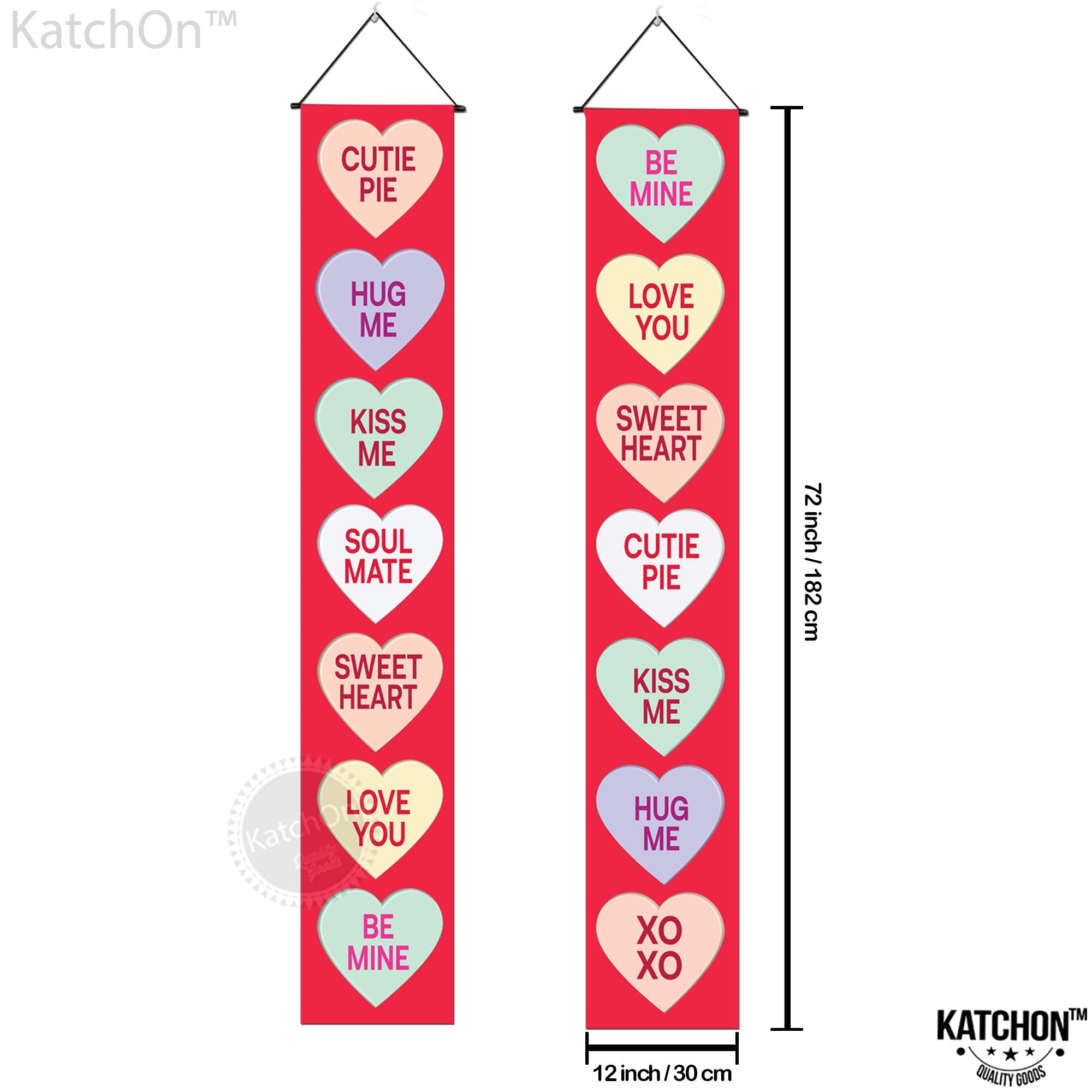 KatchOn large banner with water resistant finish for outdoor celebrations.