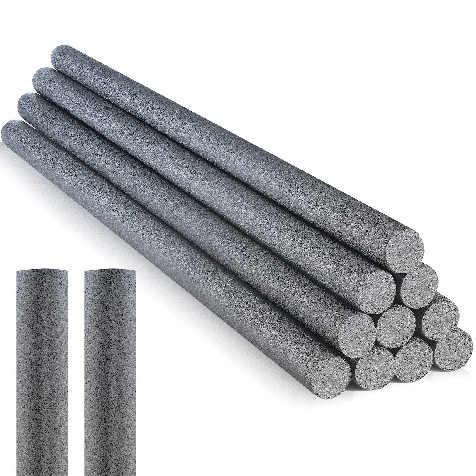 Kathfly 12-pack floating pool noodles ready for quick assembly and pool play.