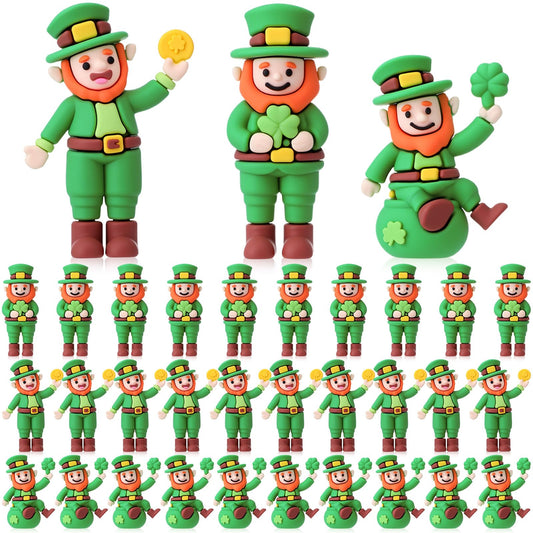 Kathfly 30-piece St Patrick's Day leprechaun gnomes set for festive decor and gifting