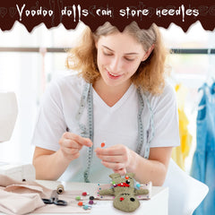 Kathfly voodoo doll eye buttons provide charming visual detail.