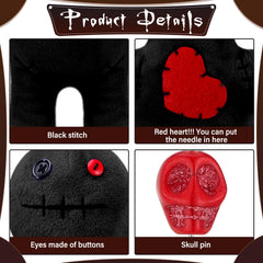 Kathfly 7-inch doll size fits on shelves or desks