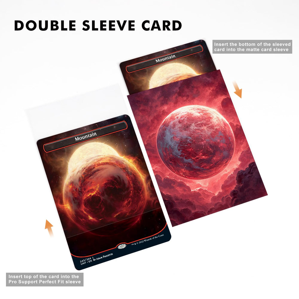 Katomula 64x89mm mini cards sleeve for small cards securely protecting during gameplay.