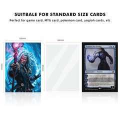 Katomula 66x92mm standard sleeves fit MTG cards securely
