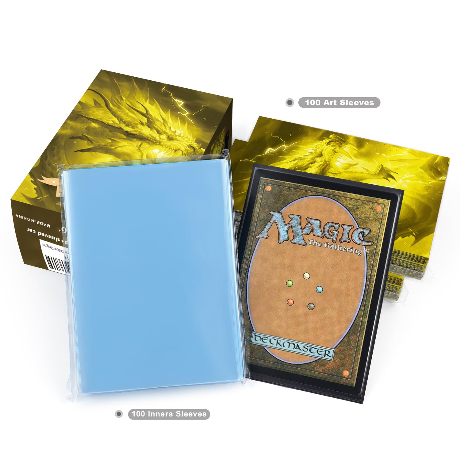 Katomula 64x89mm sleeves ideal for small cards with double-sleeve setup.