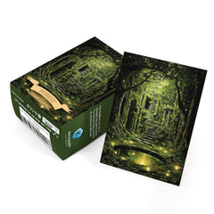 Katomula Forest sleeves in packaging box ready for gifting or storage.