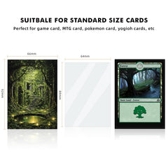 Katomula Forest textured back art sleeve offers premium feel and glare control.