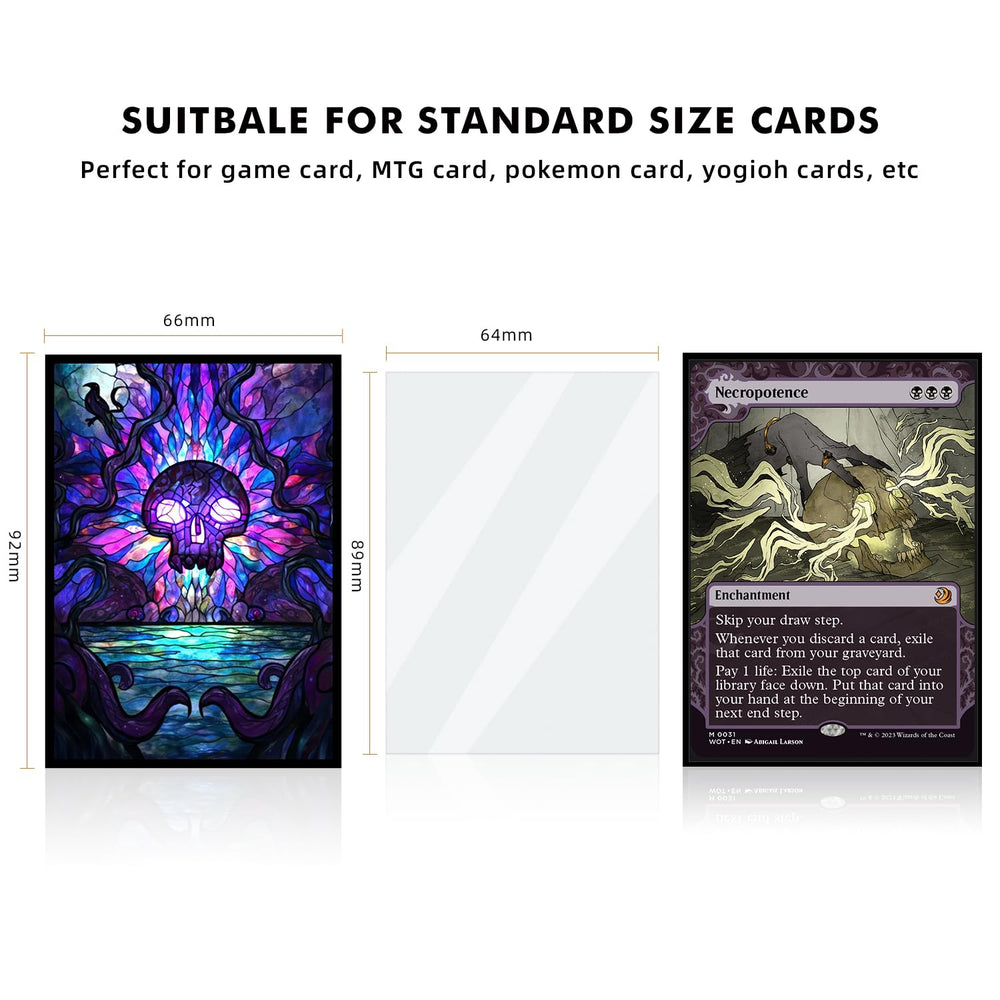 Katomula inner sleeves sized 66x88mm securely fitting MTG cards