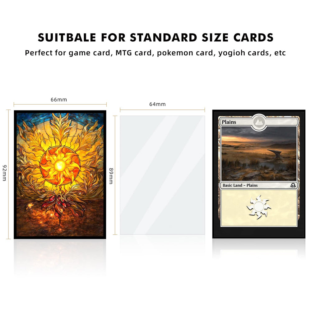 Katomula inner sleeves ultra-clear keep cards secure and visible
