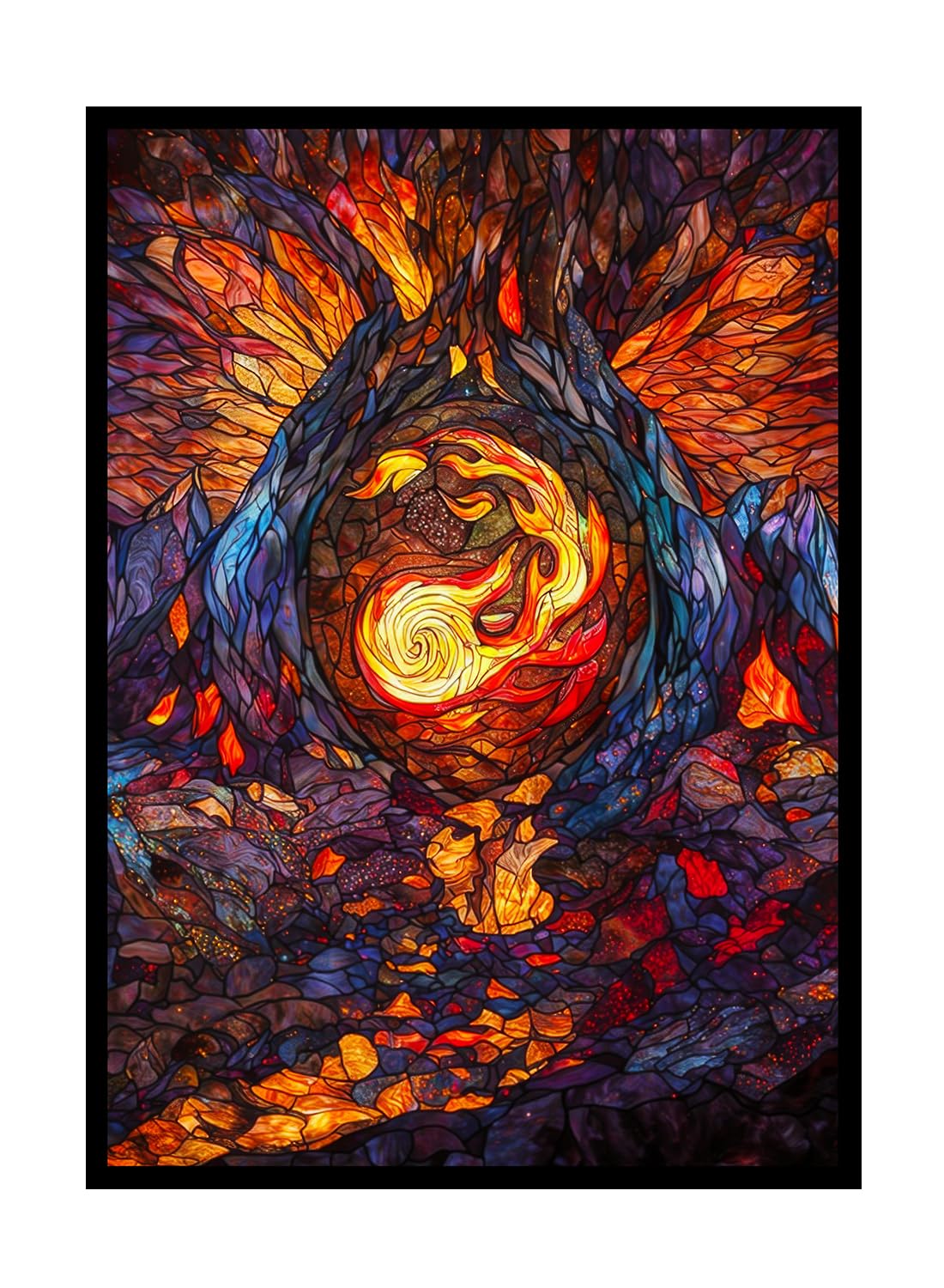 Katomula mountain art sleeves pack protects MTG cards with inner sleeves for double-sleeve use