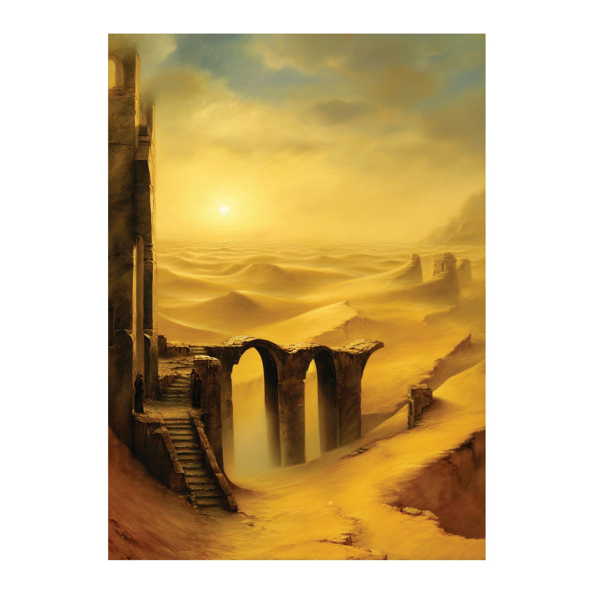 Katomula Plains art sleeves front view offering clear protection during play.
