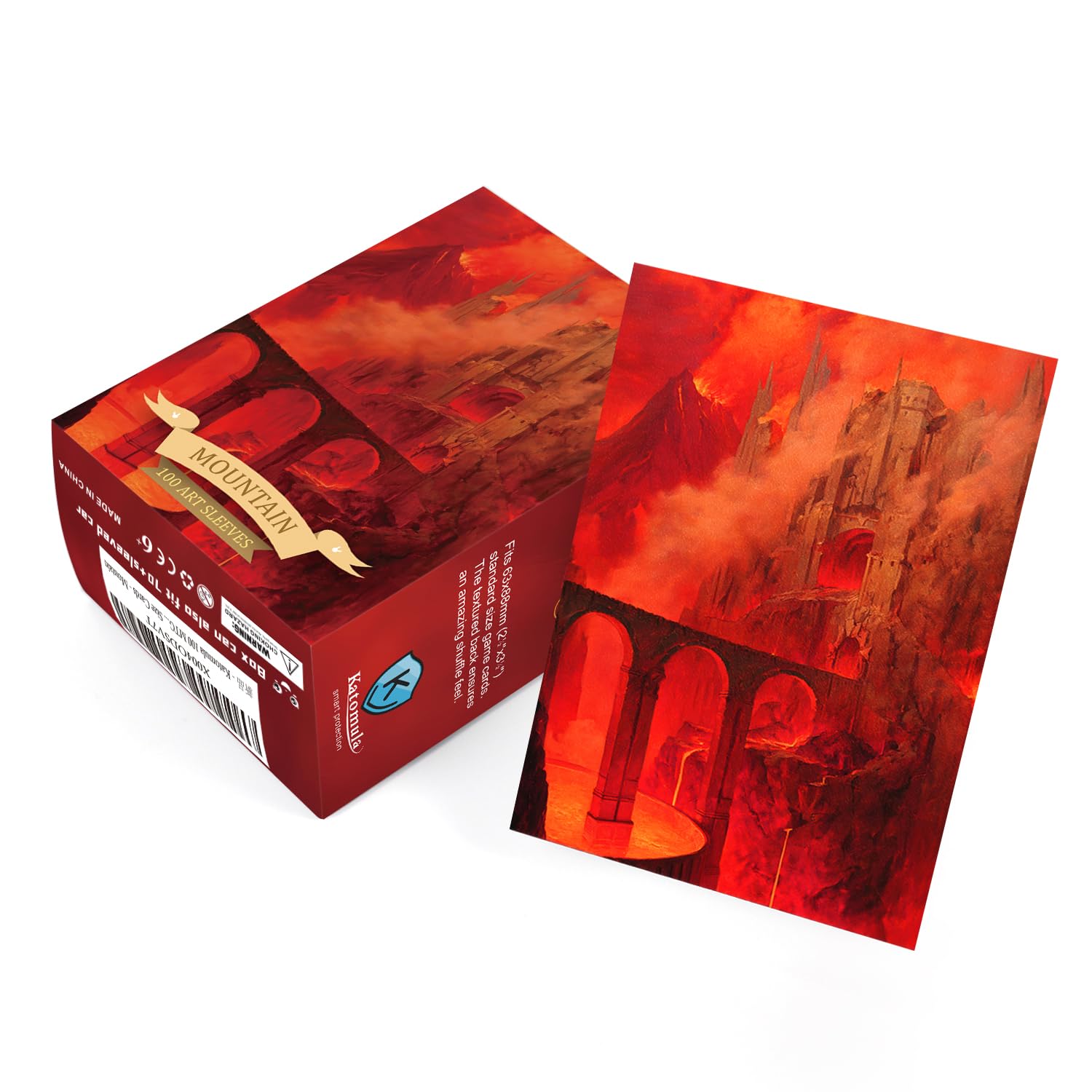 Katomula sleeve box storage display for organized sleeves