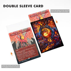 Katomula standard size 66x92mm sleeves fit most trading cards securely