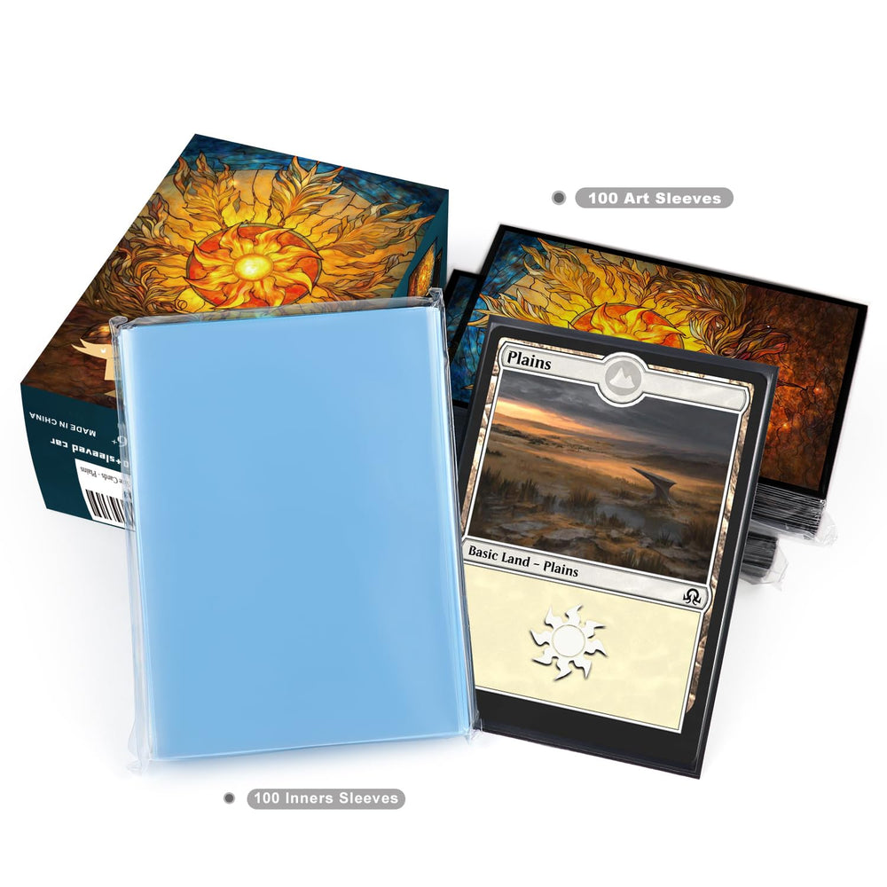 Katomula standard-size sleeves fit 66x88mm cards for reliable play