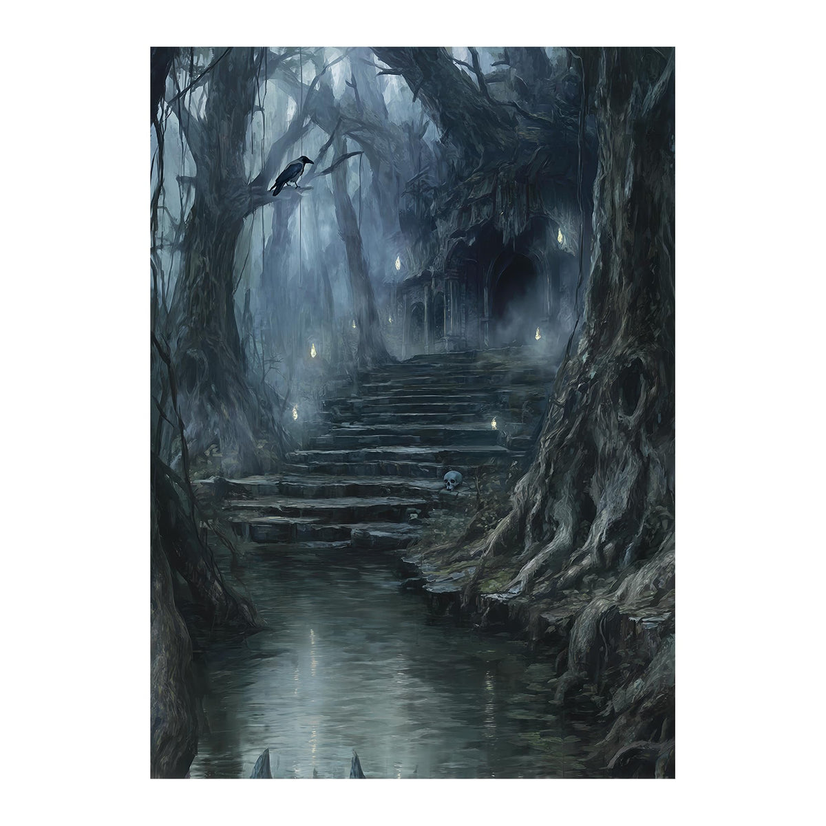 Katomula Swamp art sleeves pack shows clear visibility and protective texture.