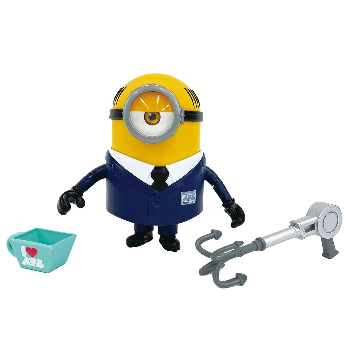 KAWADA AVL Agent Mel deluxe figure in display box for a ready-to-display Despicable Me collection.