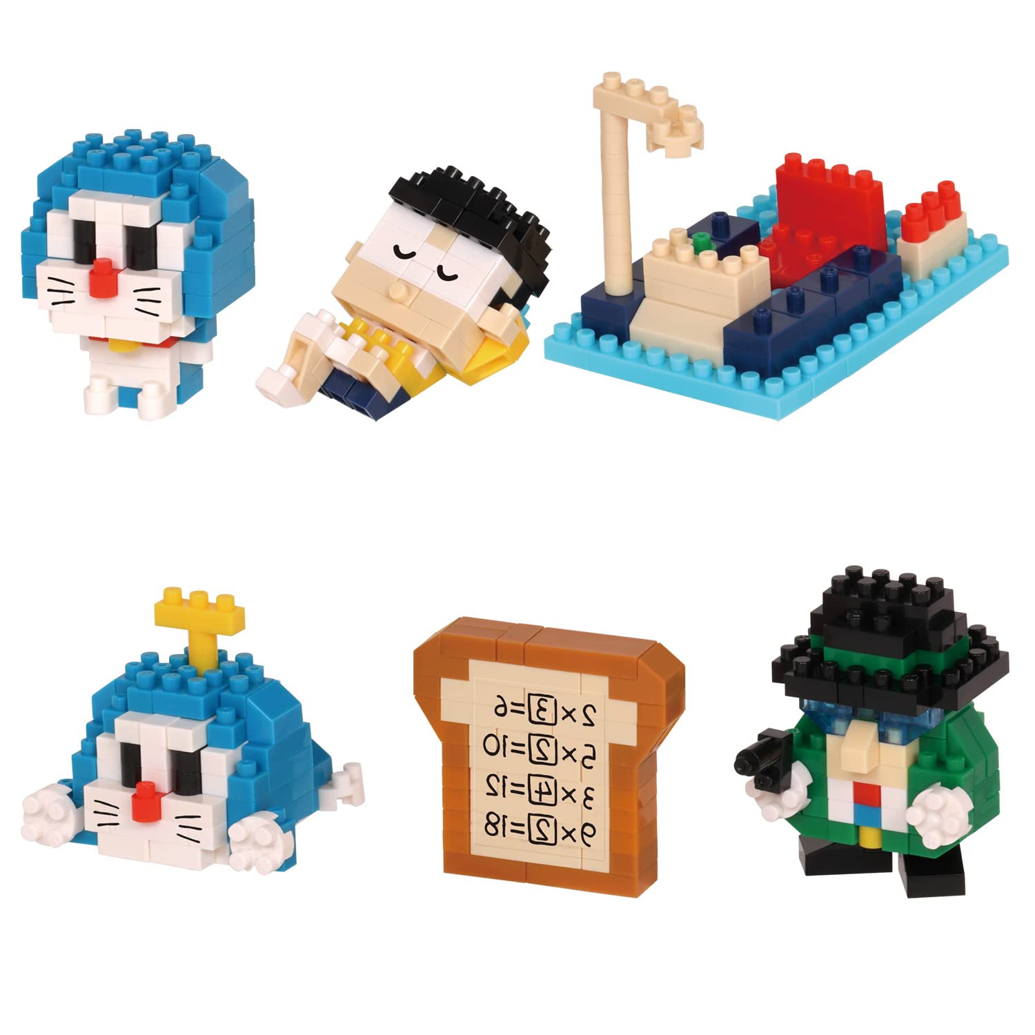 Kawada Nanoblock Doraemon Vol.2 complete set for fans, ideal as a collectible display.