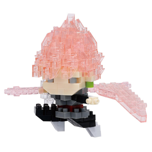 Kawada Nanoblock Dragon Ball Super Goku Black Rosé front view for display