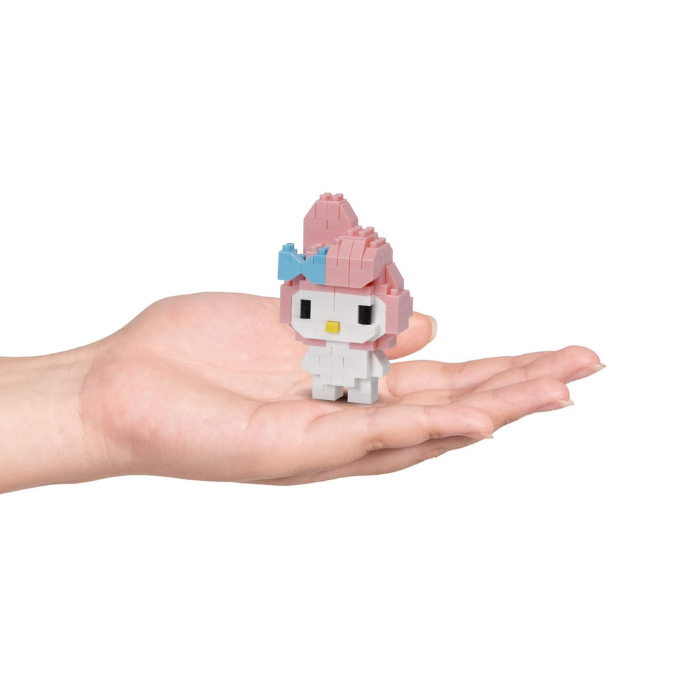 Kawada nanoblock My Melody ver. 2 tiny pieces deliver authentic 3D detail