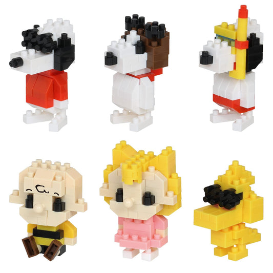 Kawada Nanoblock Peanuts Vol.3 complete set box for display