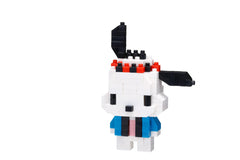 Kawada Nanoblock Sanrio Pochacco Happi Coat assemblable display figure.