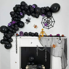 KAWKALSH black balloons ideal for Halloween or milestone parties