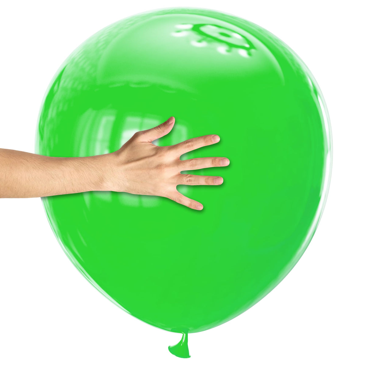 KAWKALSH 32-pack light green balloons for baby shower decor.