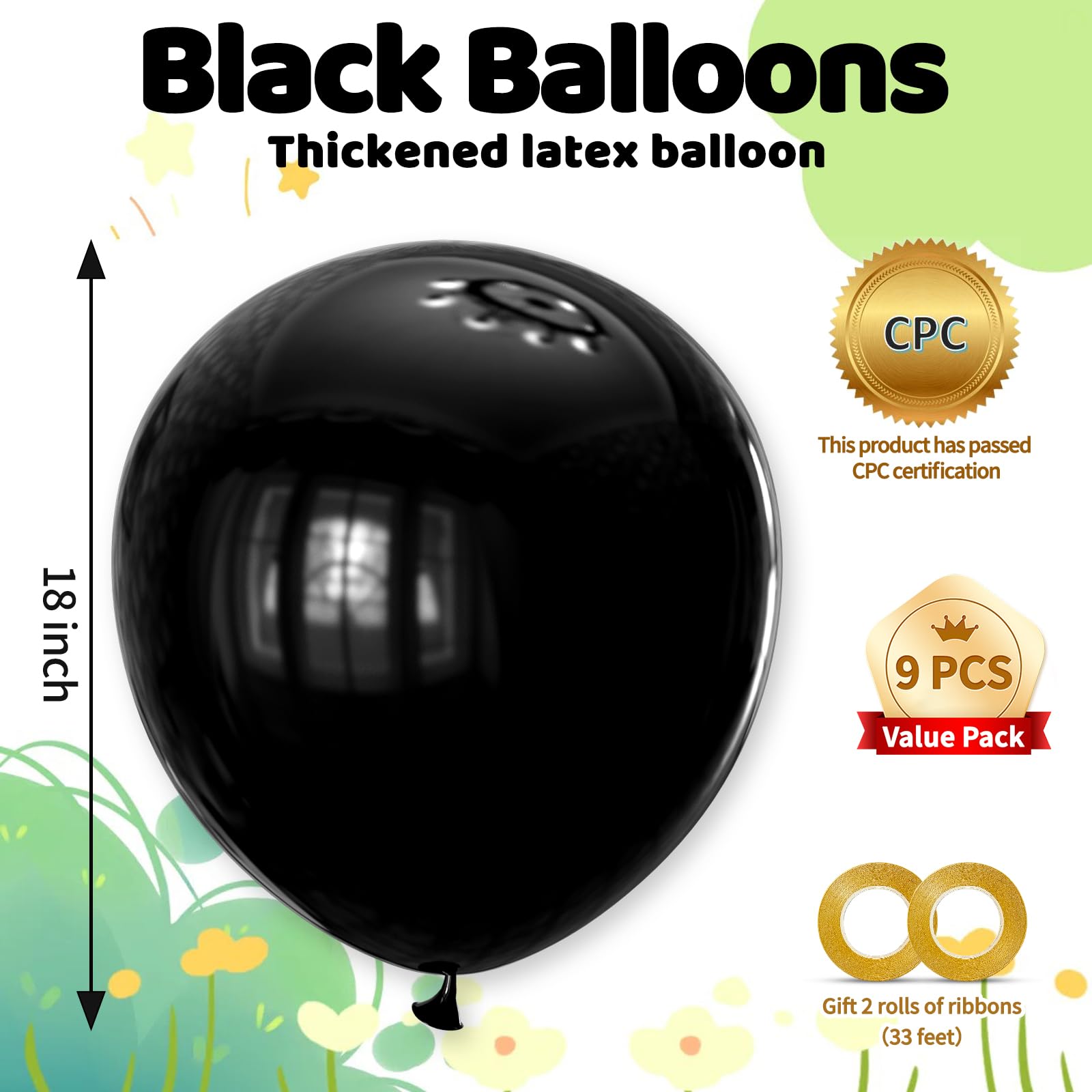 KAWKALSH Heavy-duty latex balloons close-up texture, durable for long-lasting event decor.