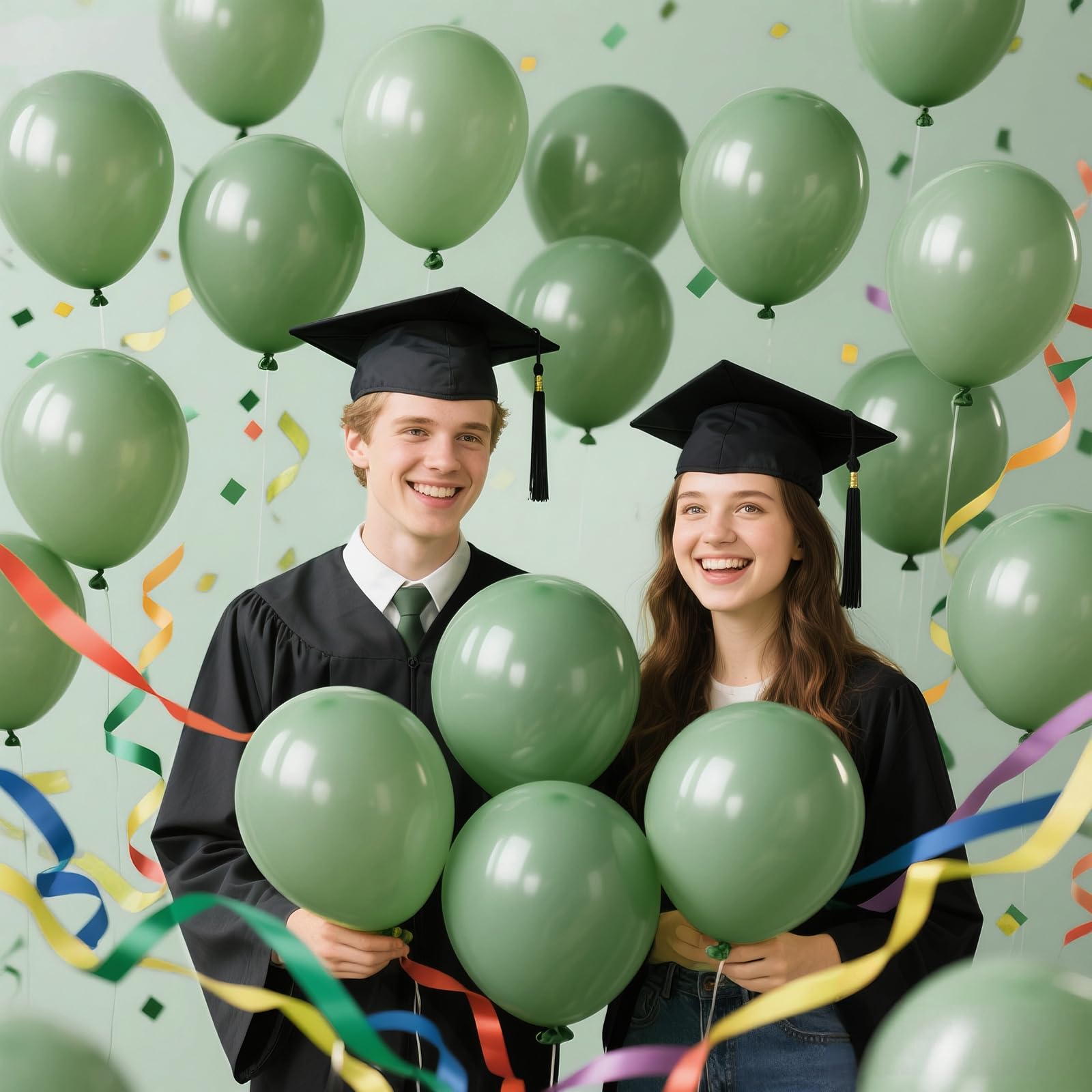 KAWKALSH Durable latex balloons suitable for air or helium inflations.