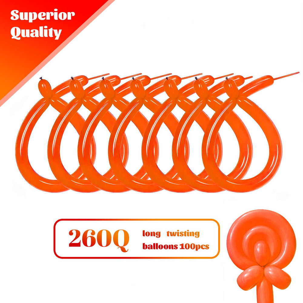 KAWKALSH skinny long balloons for twisting animals and creative party sculptures.
