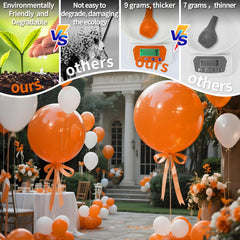 KAWKALSH 18-inch latex balloons ideal for wedding arches.