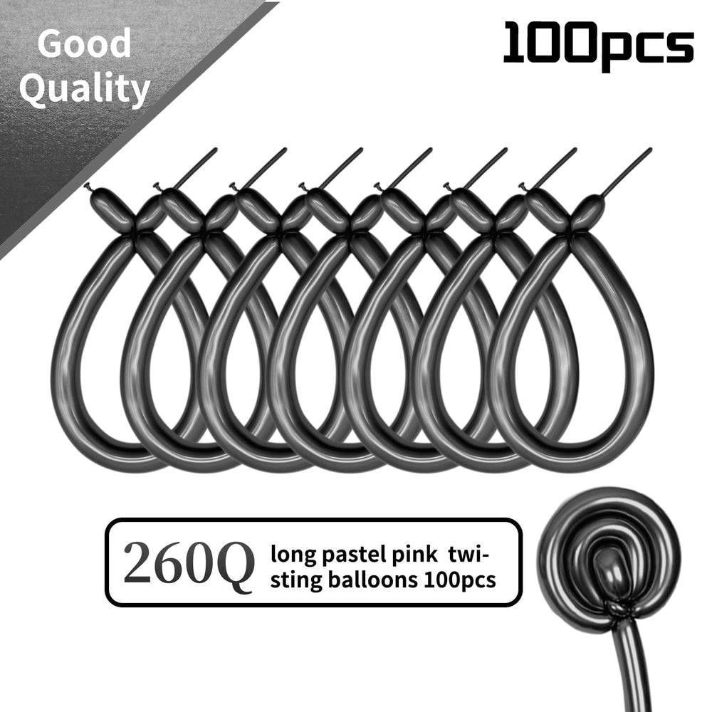 Kawkalsh 260 balloon twisting kit enables creative animal shapes for parties.