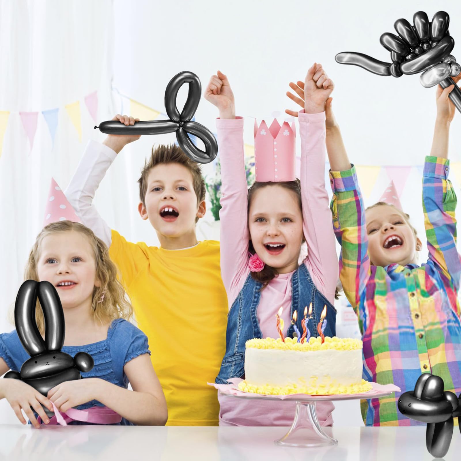 Kawkalsh 260 crafting balloons support parent-child play and creativity.