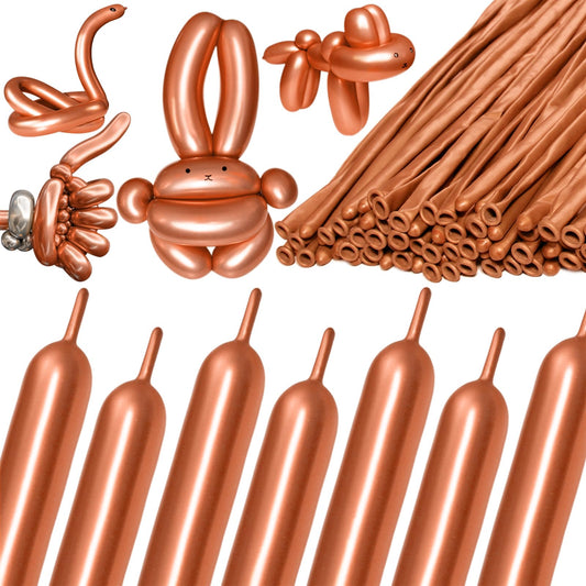 KAWKALSH 260 metallic champagne gold balloons for elegant balloon garlands and décor