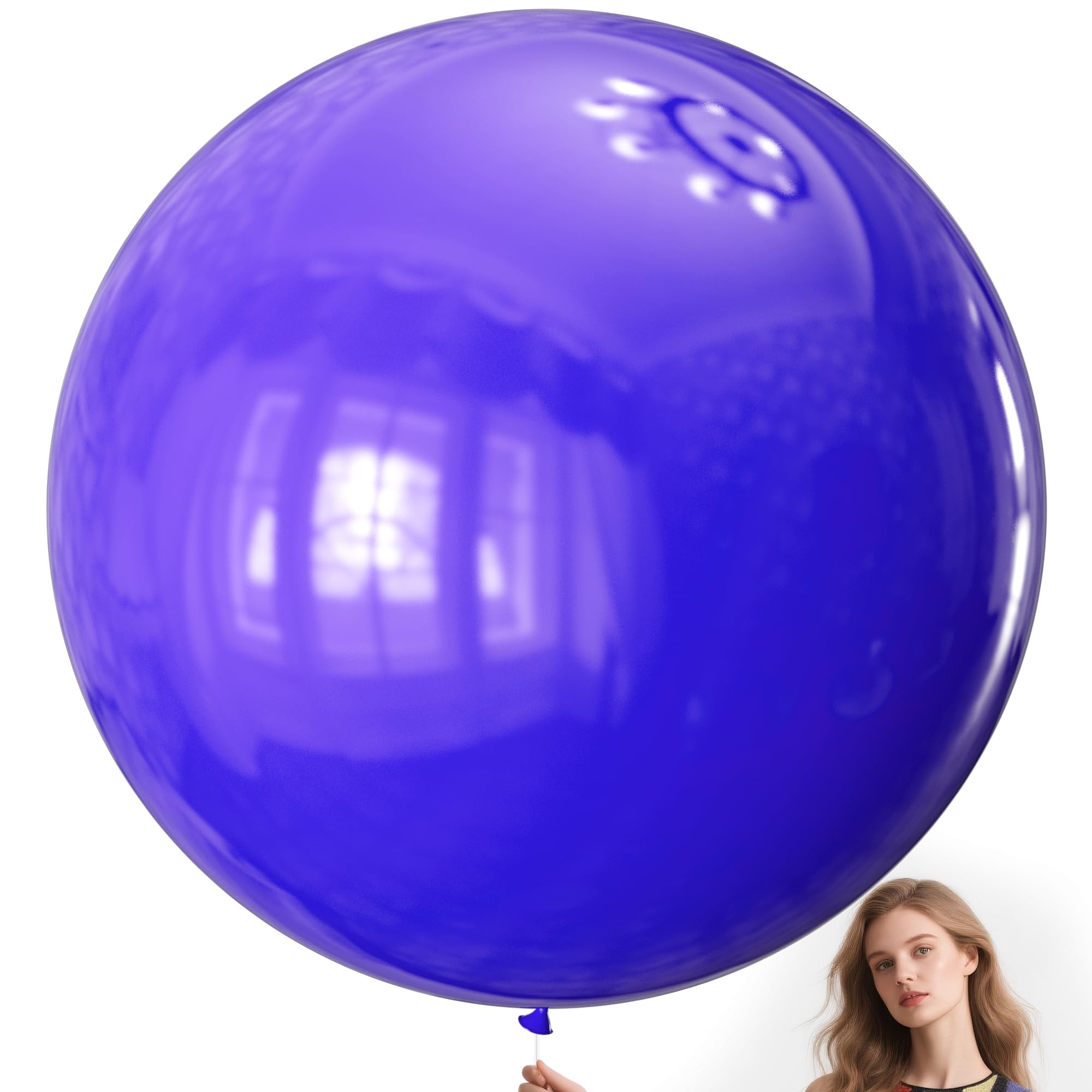 KAWKALSH 36-inch purple giant balloon for dramatic arches and Instagram-worthy photos.