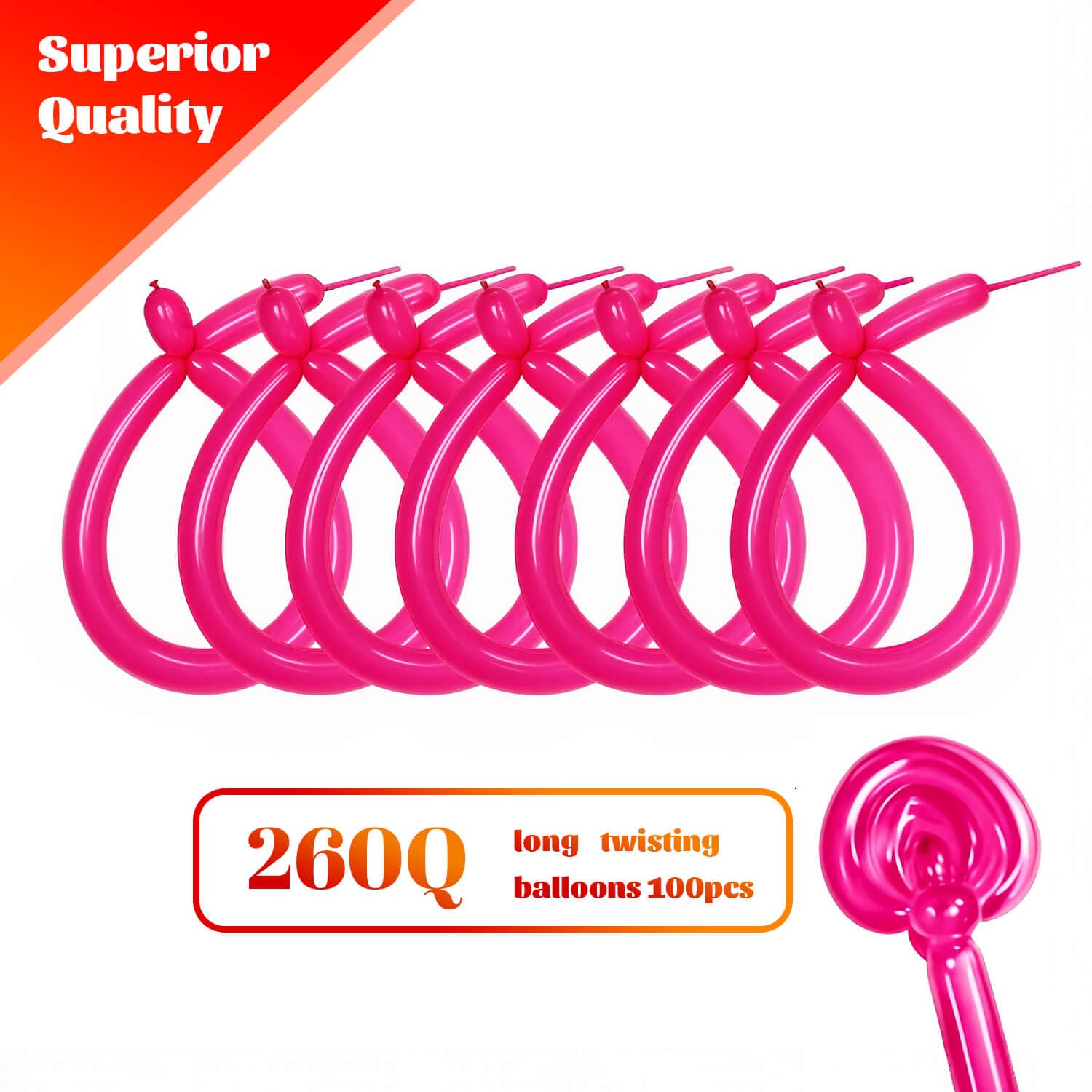 KAWKALSH balloon twisting kit animals demonstrates fun shapes for parties.