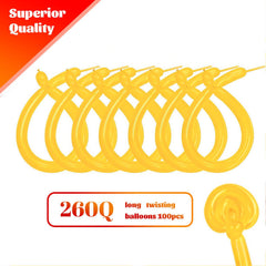 KAWKALSH balloon twisting kit for creating animals and flowers at celebrations